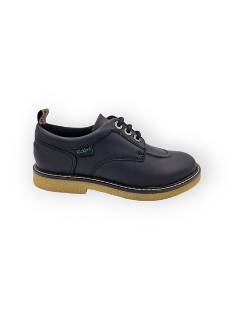 Kickers Levy Derbies Homme En Cuir - Chaussures Ville Confortables Et Élégantes